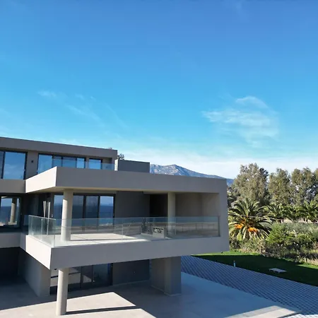 Appartement Sun And Sea - Beachfront, 2 Bedrooms With Sea View & Garden Parálion Ástros