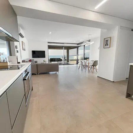 Appartement Sun And Sea - Beachfront, 2 Bedrooms With Sea View & Garden Parálion Ástros